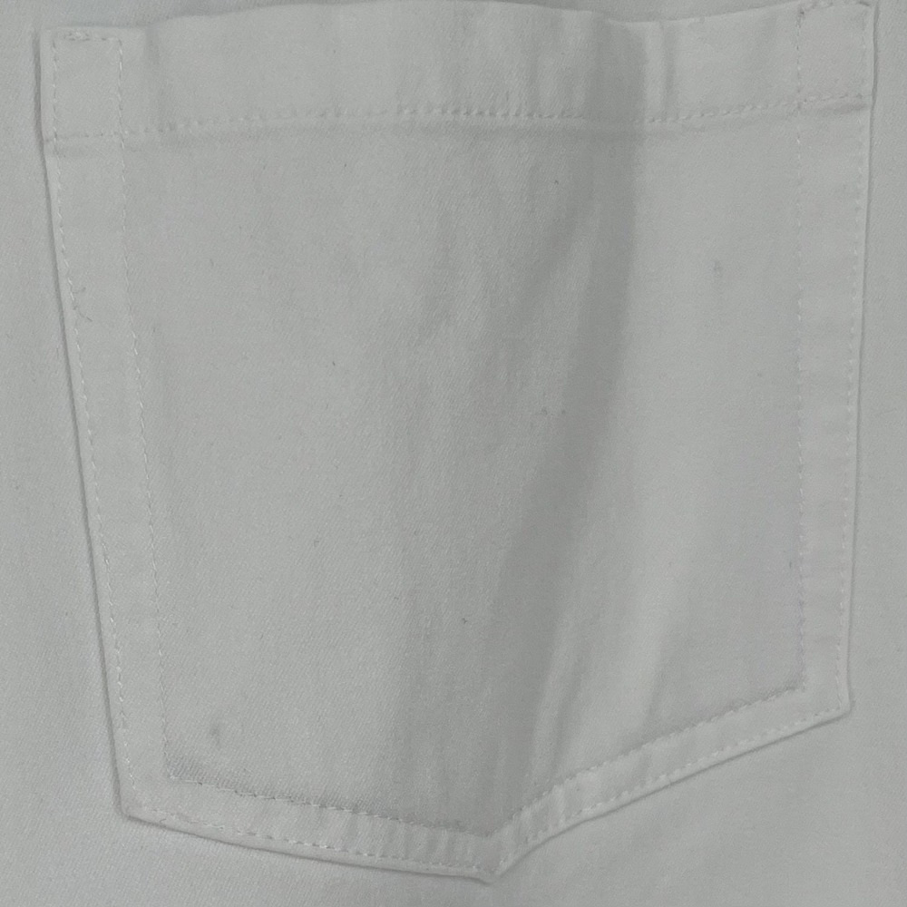 J. McLaughlin Womens Straight Leg Cotton Pants Size 10 Off White Casual Preppy - Picture 9 of 9